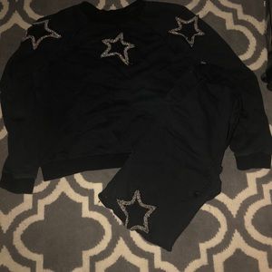 Star sweatsuit set